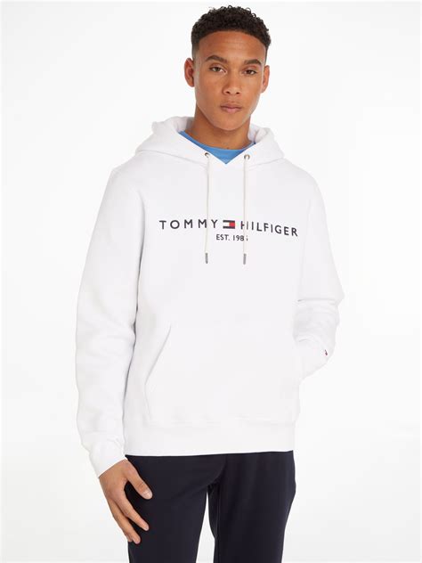 tommy hilfiger white hoodie